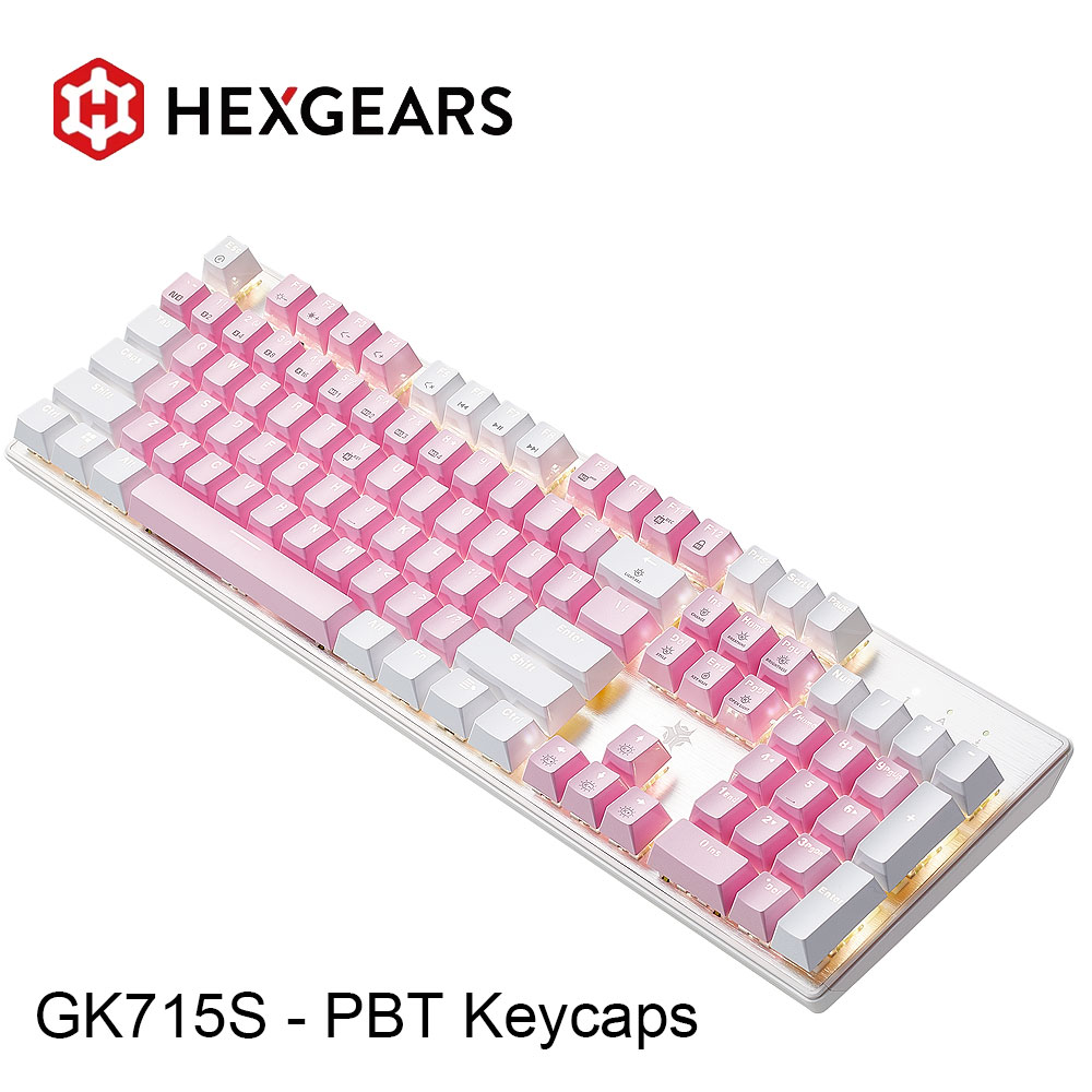 Gaming Keyboard Thocky - HEXGEARS GK715S Mechanical Keyboard 104key PBT