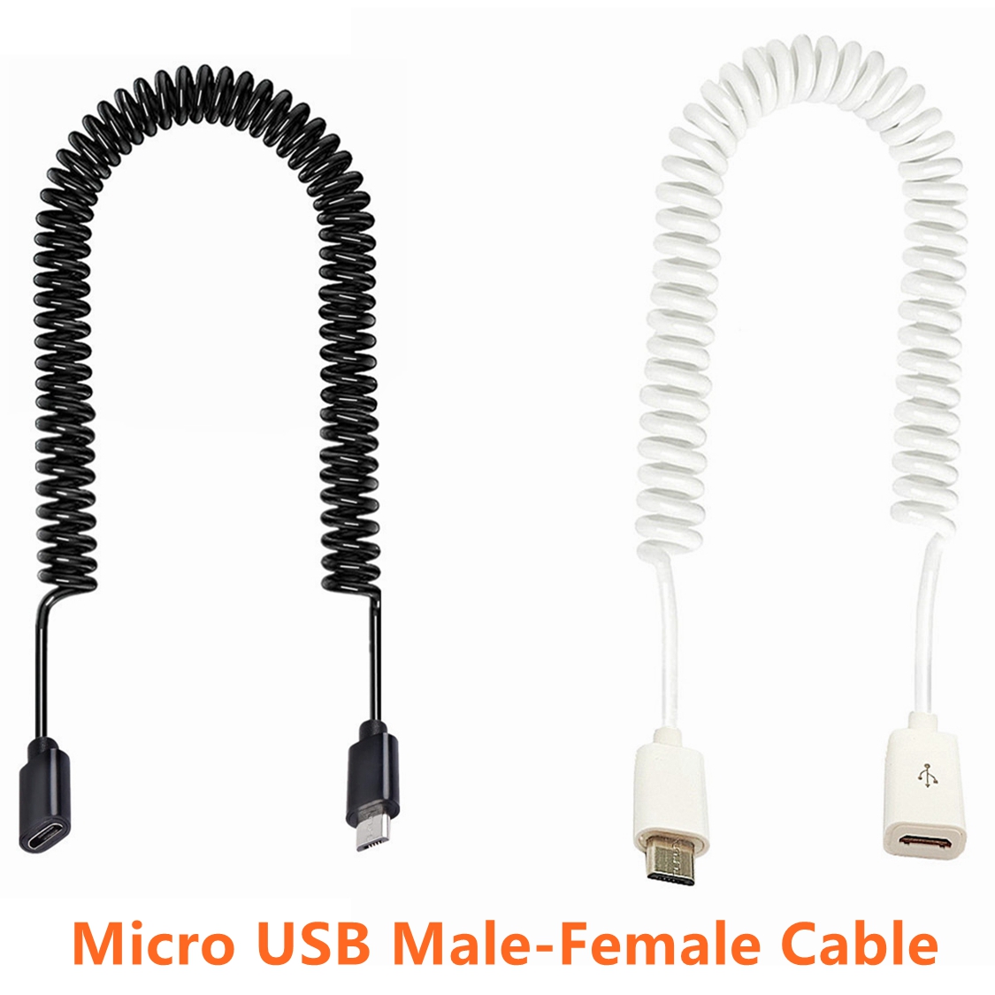 Coiled Usb Cable - Micro USB 5PIN Coiled Micro USB
