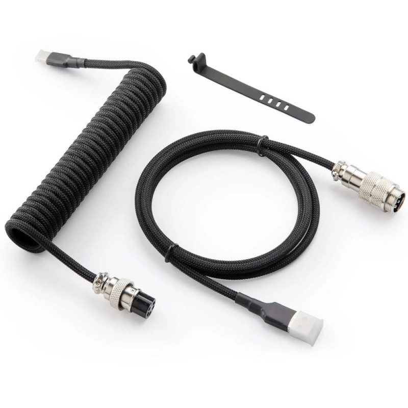 Coiled Usb Cable - Coiled USB-C Cable with Magnetic Aviator