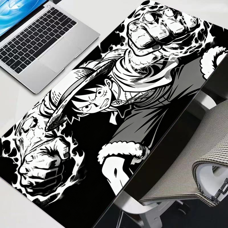 Keyboard Gaming Black - Black and white Mouse Pad One