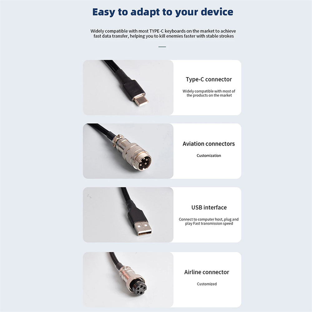 NNBILI Protable Mechanical Key - Coiled Usb Cable ulasan dan harga