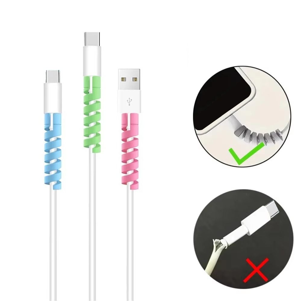Practical TPR Data Cable Prote - Coiled Usb Cable ulasan dan harga