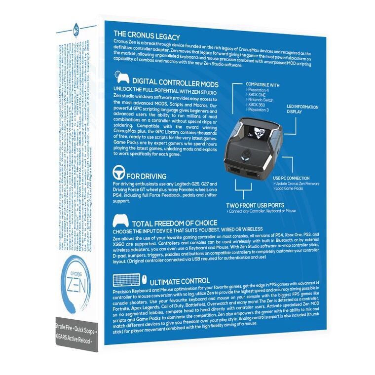 Original Cronus ZEN Mouse Keyb - Gaming Keyboard And Mouse For Xbox ulasan dan harga