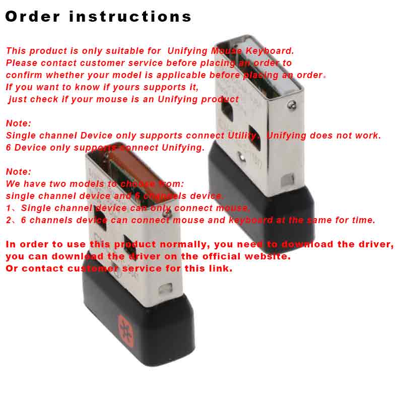 Unifying USB Adapter Wireless  - Gaming Keyboard Wireless ulasan dan harga