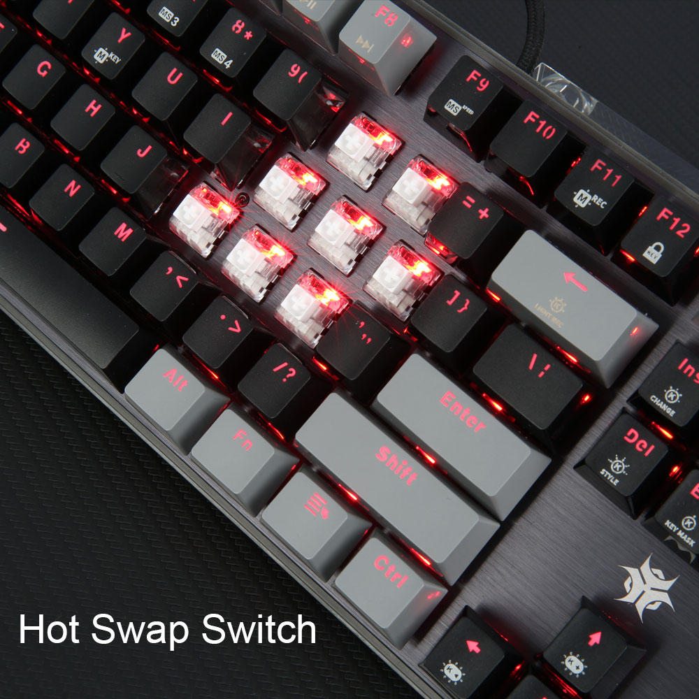 HEXGEARS GK715S Mechanical Key - Gaming Keyboard Thocky ulasan dan harga