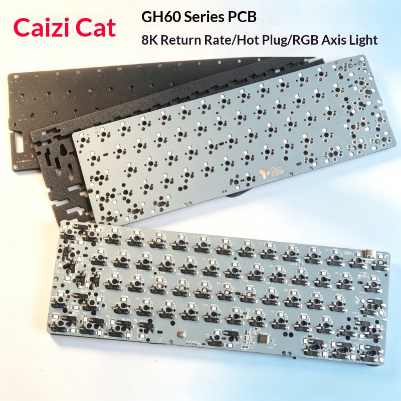 GH60 Keyboard PCB Customized W - Hot Swap Pcb ulasan dan harga
