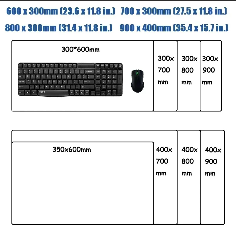 Mairuige XXL DIY Anime Mouse P - Gaming Keyboard Mouse ulasan dan harga