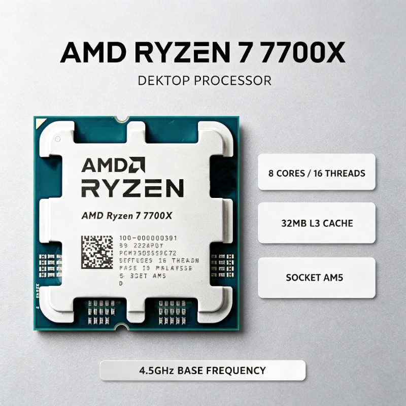 AMD Ryzen 7 7700X Multi‑Task C - Amd Cpu Ryzen 7 ulasan dan harga