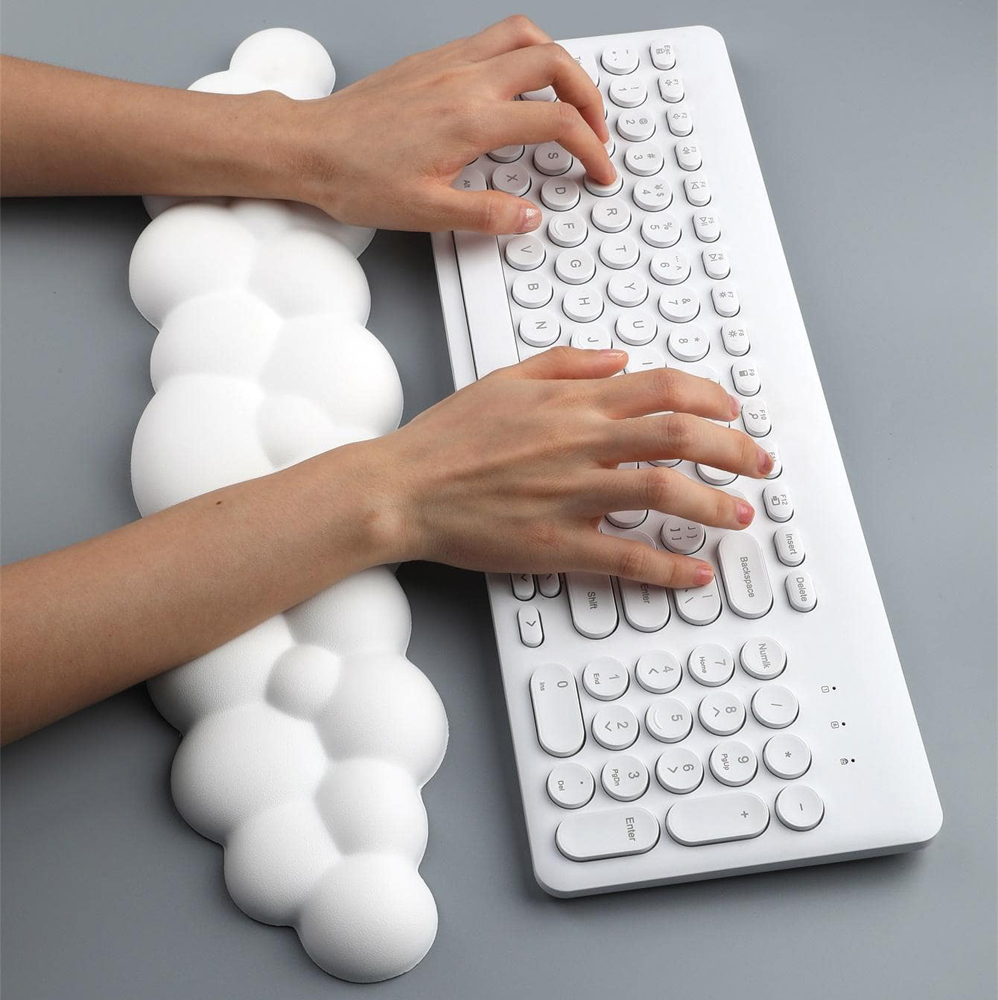Mouse pad with wrist rest keyb - Gaming Keyboard Hand ulasan dan harga