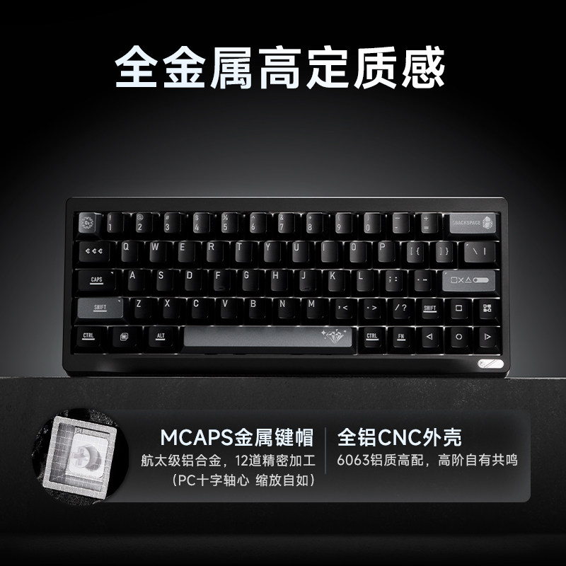 Custom Wuyan Quadrant SF60 Ful - Gaming Keyboard No Number Pad ulasan dan harga