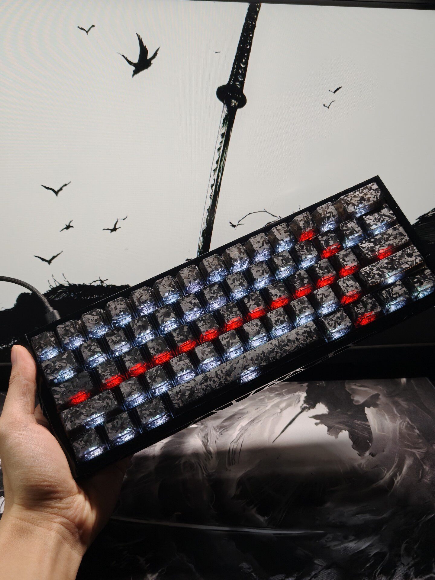 Custom 60% Layout Compact Gami - Gaming Keyboard No Number Pad ulasan dan harga