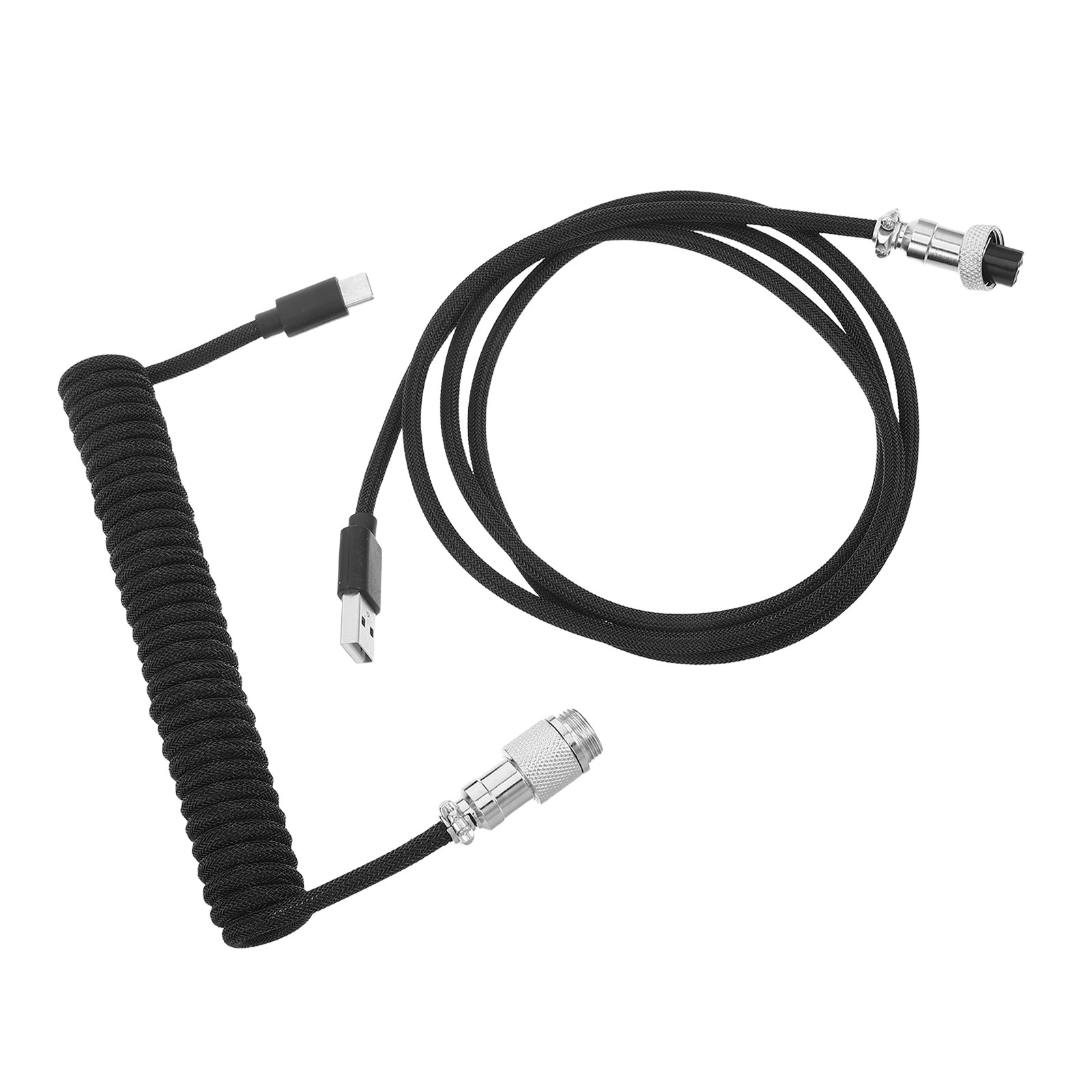 Gaming Mechanical Keyboard Cab - Coiled Usb Cable ulasan dan harga
