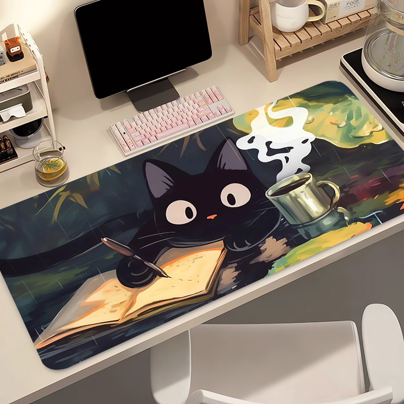 Kawaii Black Cat Silicone Soft - Keyboard Gaming Black ulasan dan harga