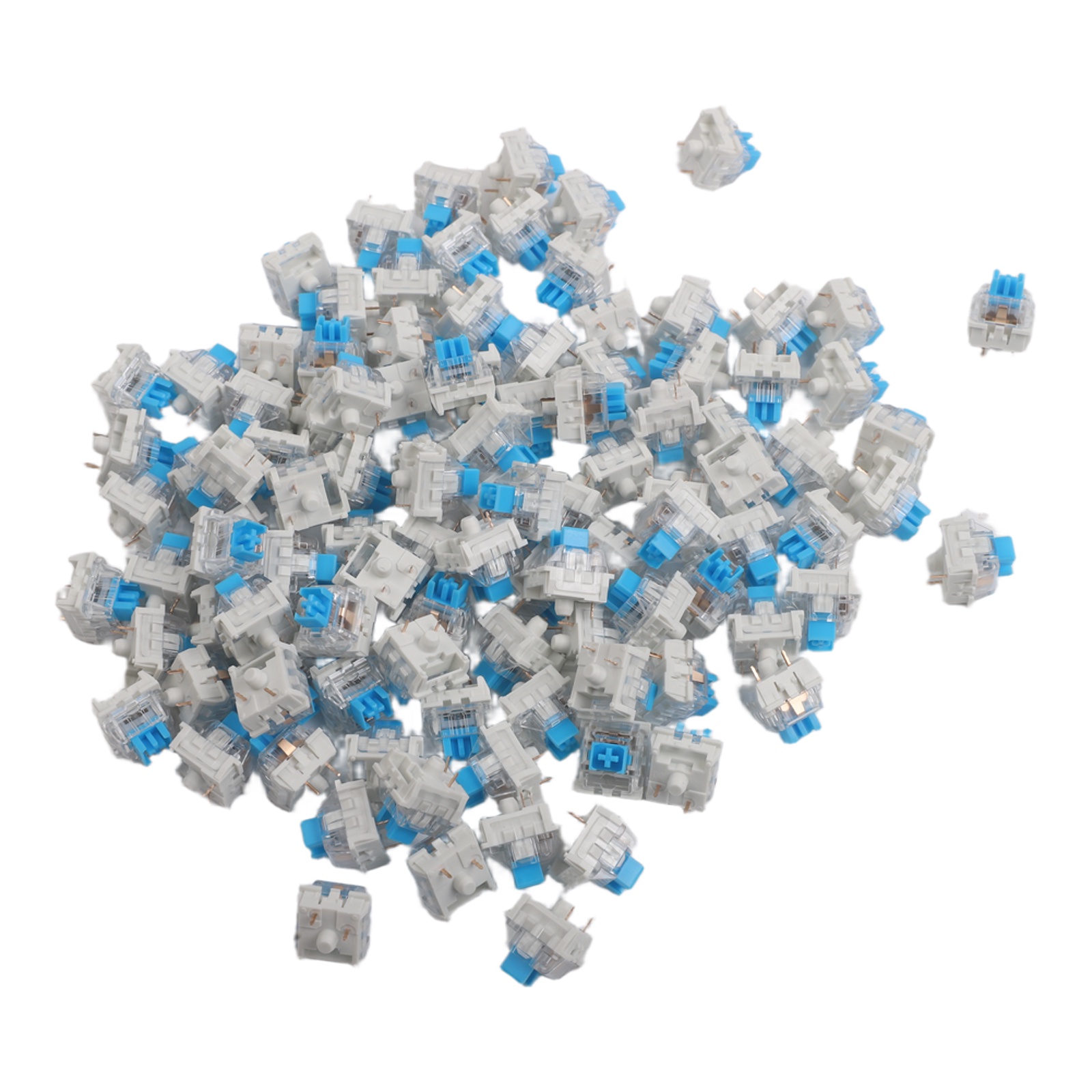 108PCS Blue Tactile Mechanical - Gaming Keyboard Blue ulasan dan harga