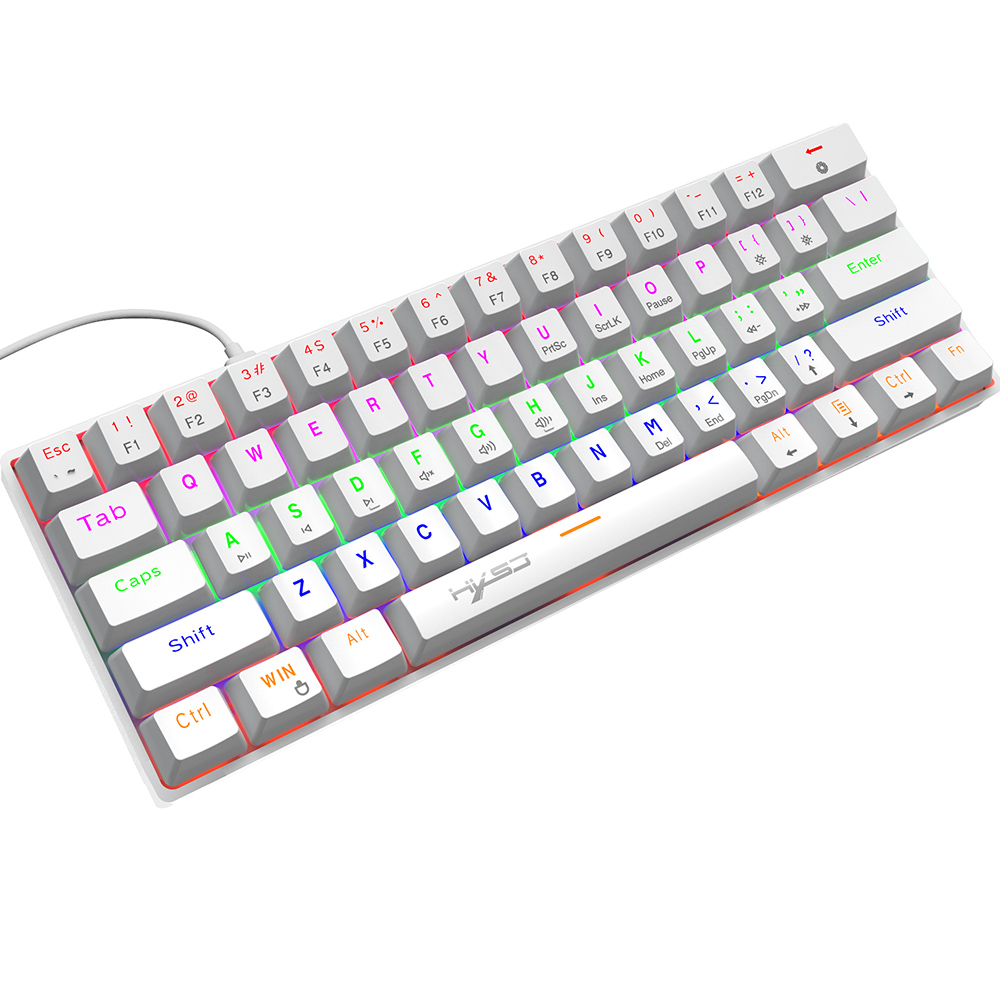 Mini Mechanical Keyboard 61 Ke - Gaming Keyboard Thocky ulasan dan harga