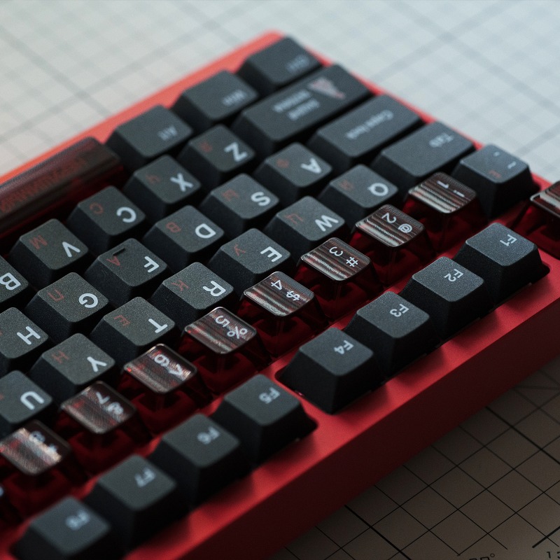 Soviet Black Theme Keycaps Set - Keyboard Gaming Black ulasan dan harga