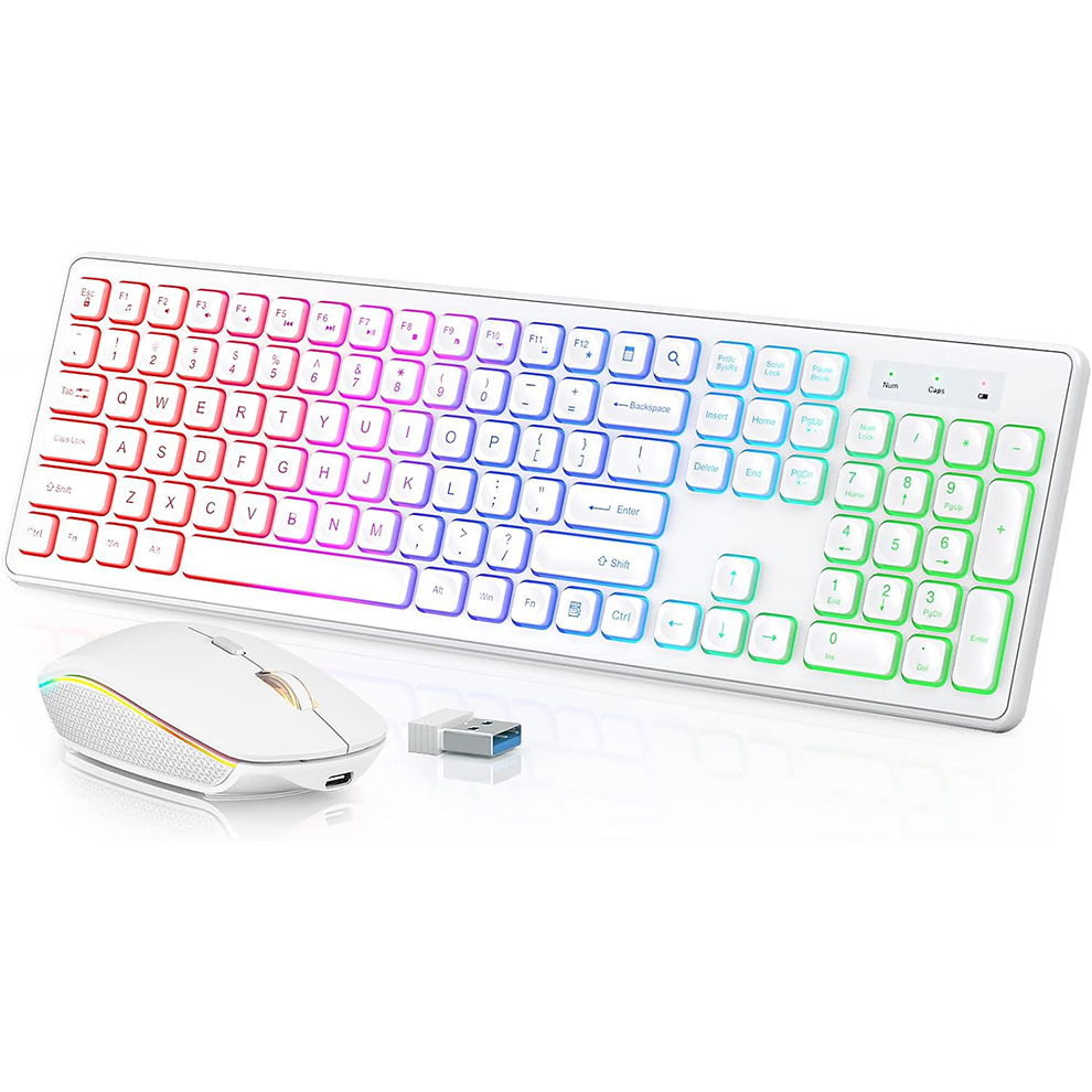 Backlit Wireless Keyboard and  - Gaming Keyboard Mechanical Wireless ulasan dan harga